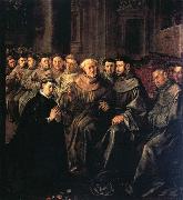 Francisco de herrera the elder St.Bonaventure Enters the Franciscan Order USA oil painting artist